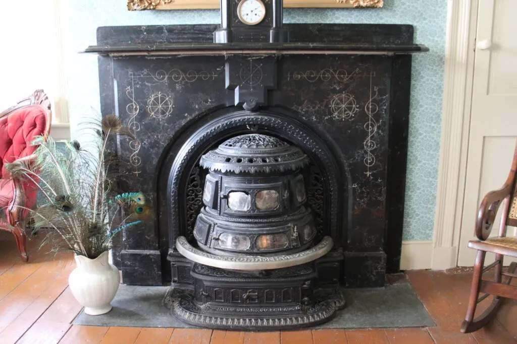 Master Bedroom Fireplace Stove
