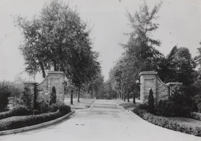 The Allen Street Gates are the historic gateway to the Penn State campus. (Penn State Photograph)