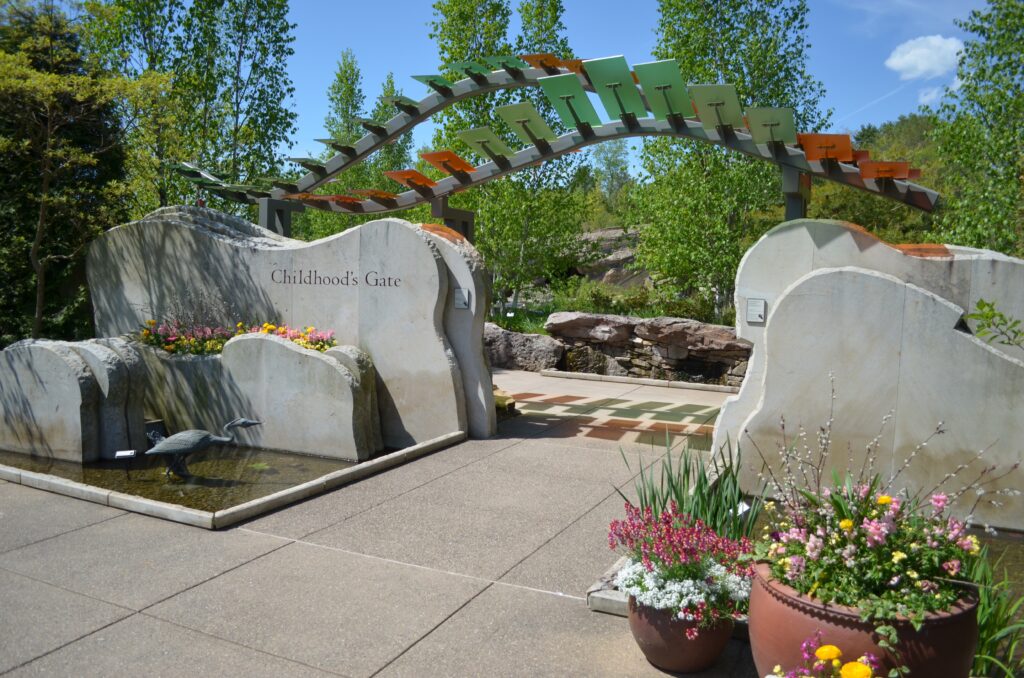 The Childhood's Gate Children's Garden opened at the Arboretum in 2014. (Centre County Historical Society)