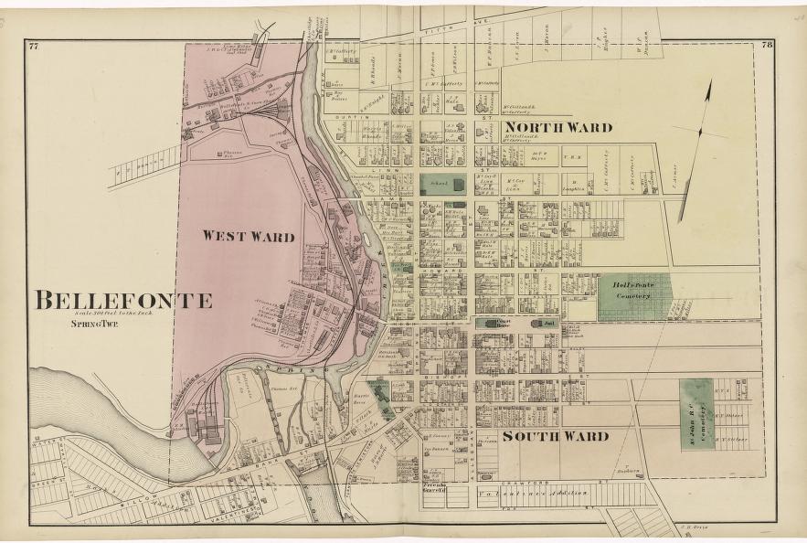 Bellefonte Map