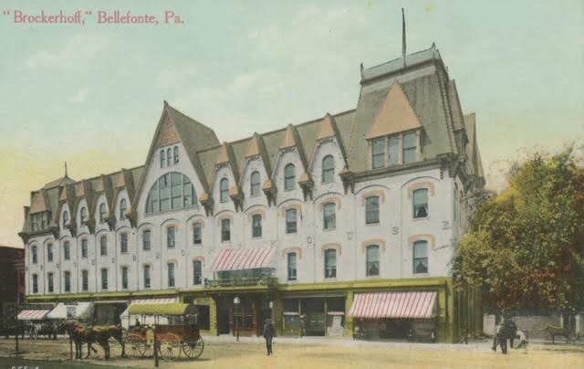 For many years, the Brockerhoff House was a popular hotel for visitors to Bellefonte. (Joan Brower Collection)