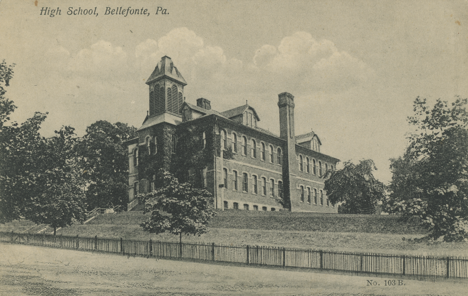 Robert Cole designed Bellefont’s Bishop Street School which opened in 1887. (Joan Brower Colletion)
