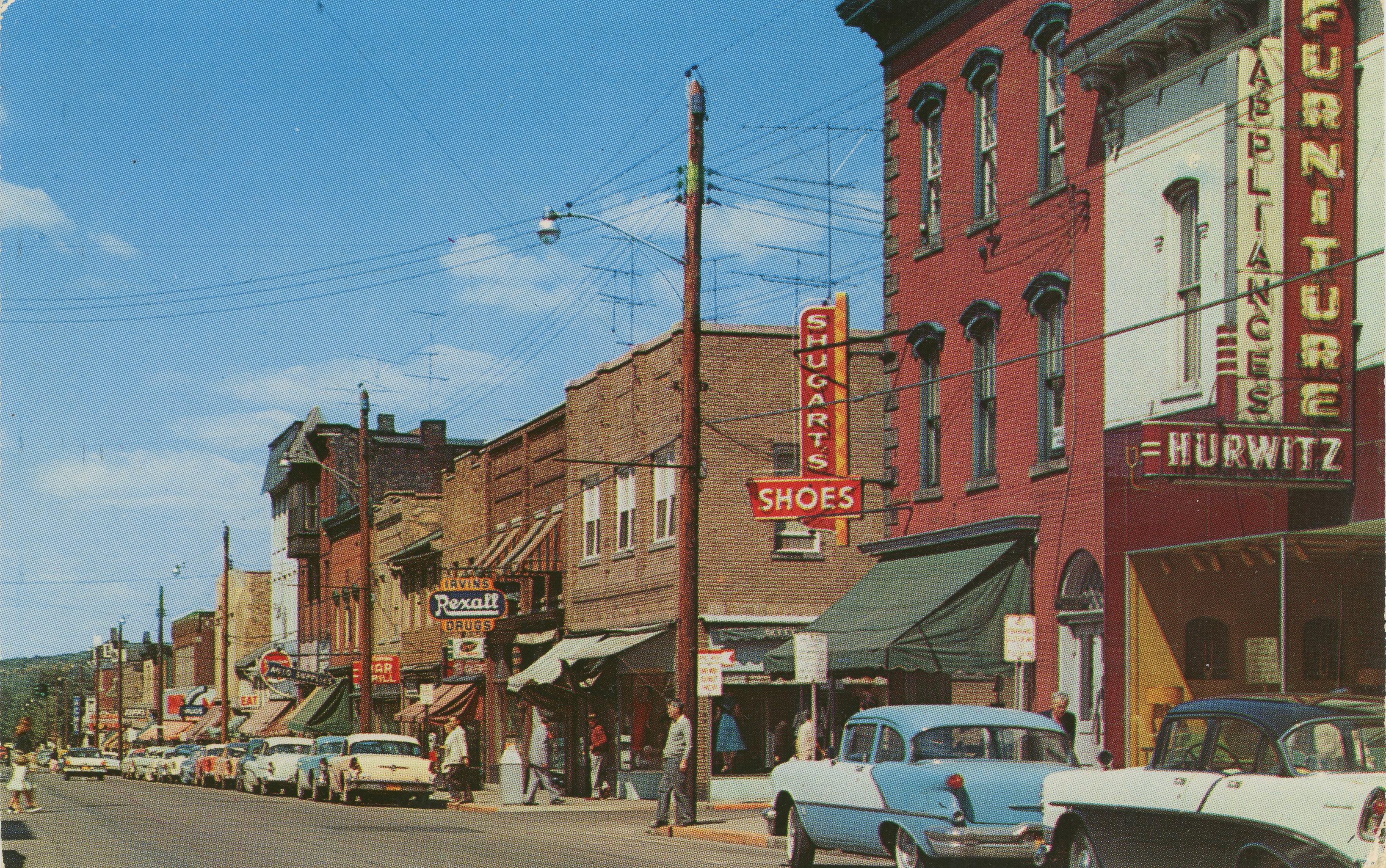 Philipsburg has been the commercial center of western Centre County since its founding. (Joan Brower Collection)