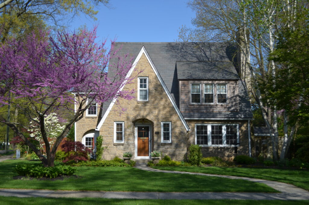 Homes in College Heights reflect a diversity of architectural styles like this Sears catalog home on Ridge Avenue.