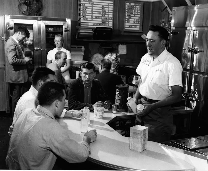 Ron Ross managed the original Dairy Store on the second floor of Borland Building. (Penn State Archives)