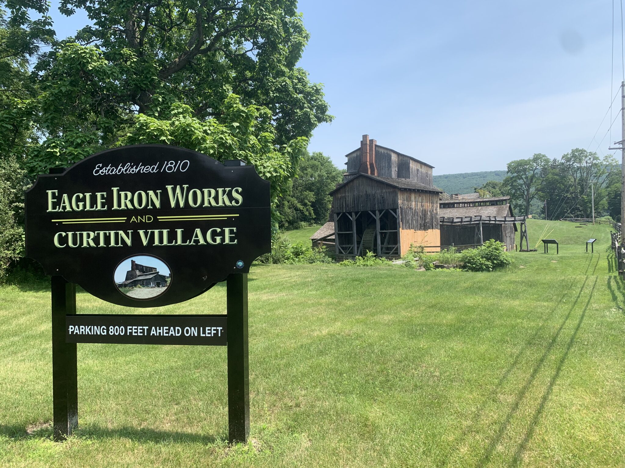 Eagle Iron Works and Curtin Village is owned and operated by the Roland Curtin Foundation, (Centre County Historical Society)