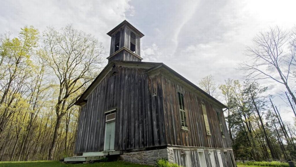 The Egg Hill Church in Potter Township reflects the simplicity and humility of its founders. (Centre Daily Times)