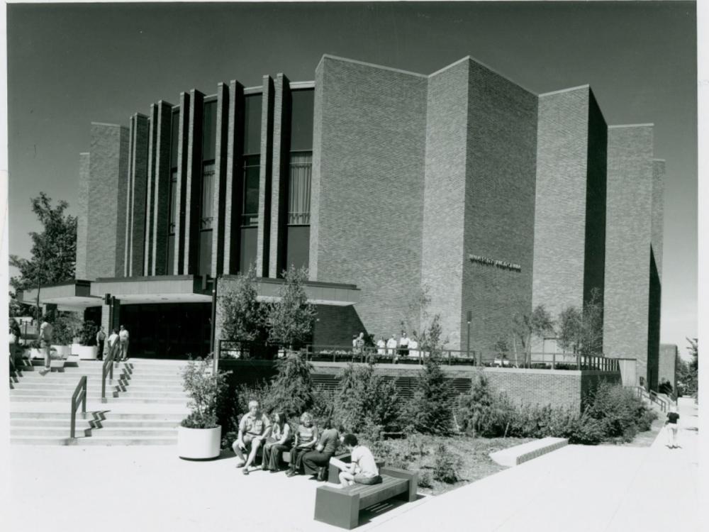 Eisenhower Auditorium opened at Penn State in 1974. (Penn State Archives)