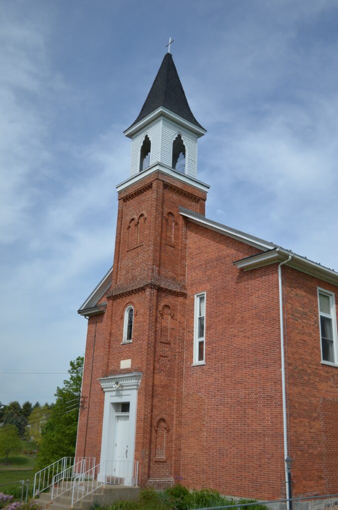 Emmanuel Union Church in Tusseyville was built in 1837. (Centre County Historical Society)