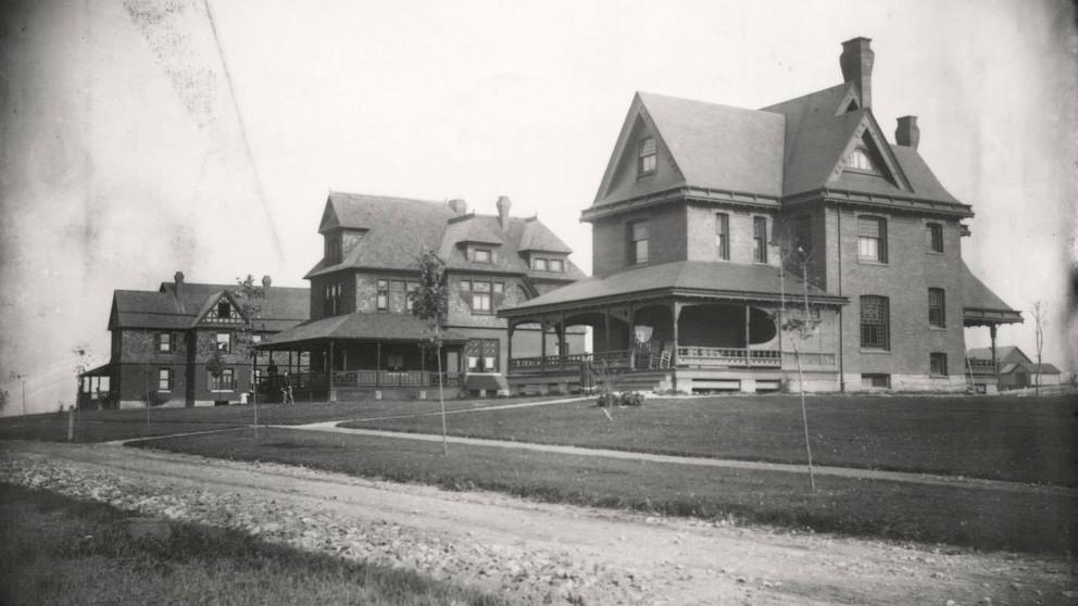 Penn and Spruce cottages originally served as a residence for faculty. Both also housed a sorority and administrative