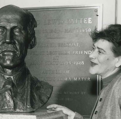 Sybil Barskysky Grucci sculputed the bust of Fred Lewis Pattee. (Rauh Jewish Archives)
