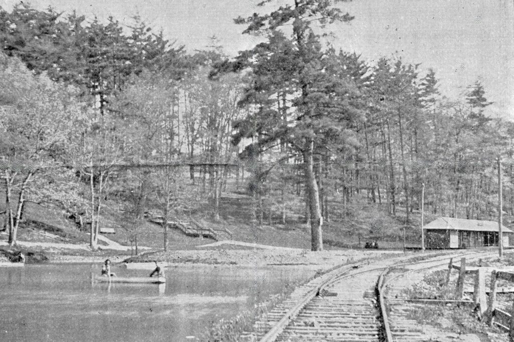 Hunters Park was built by the Bellefonte Central Railroad along Buffalo Run in Benner Township. (Michael Bezilla