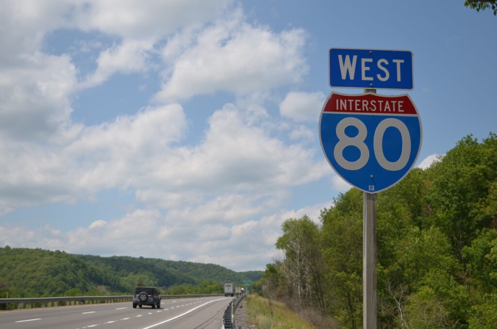 I-80 Interstate Sign