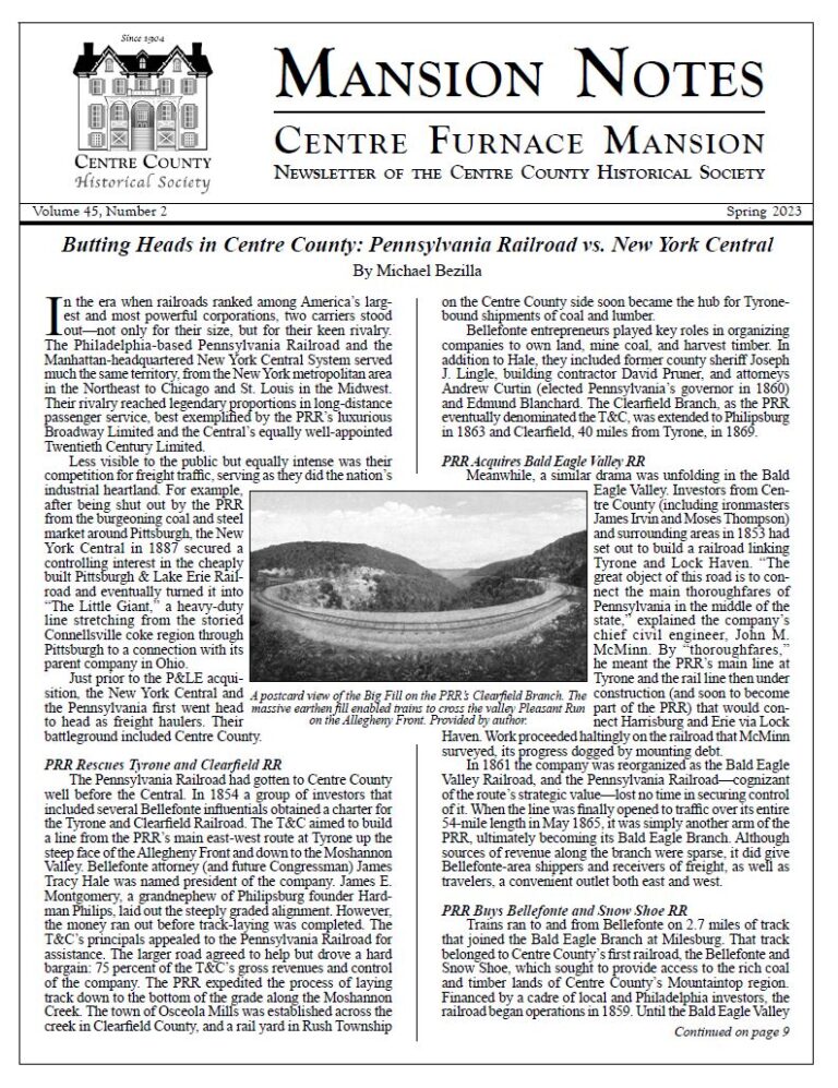 Mansion Notes Spring 2023