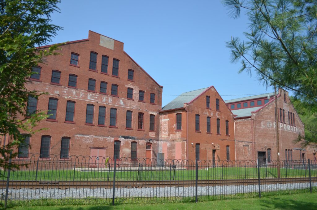 The match factory's sprawling complex is built with 300,000 bricks pressed in nearby Mill Hall. (Centre County