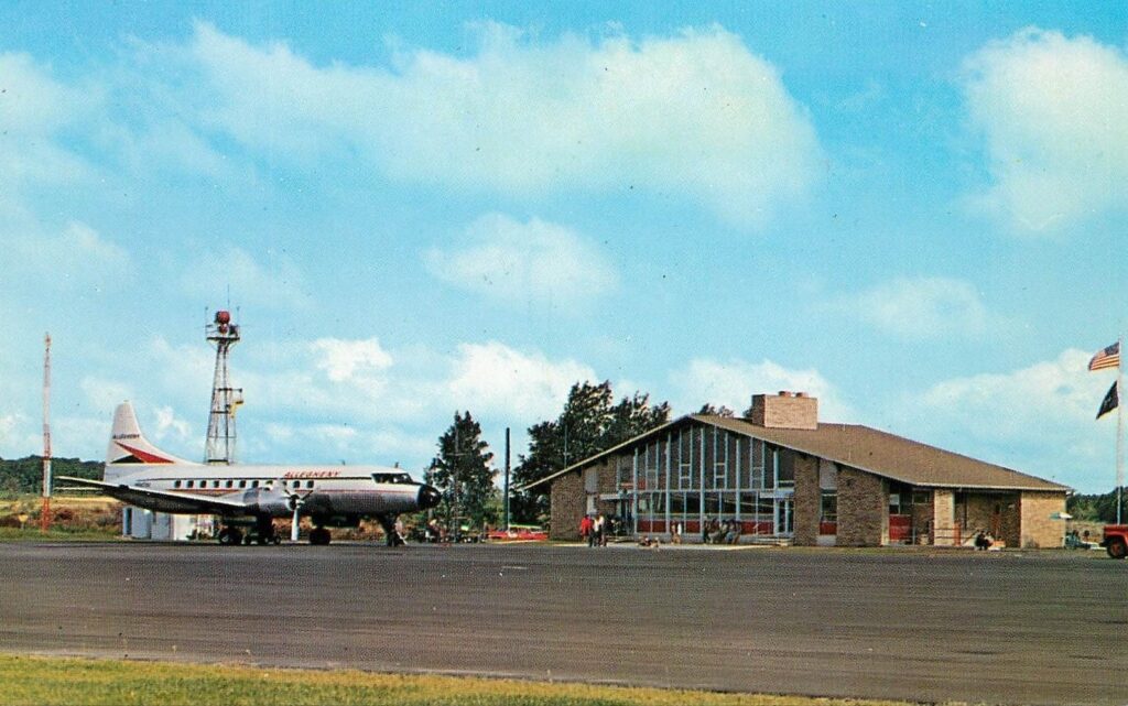 From 1953 to 1978, Allegheny Airlines operated regular flights from Mid-State Regional Airport.