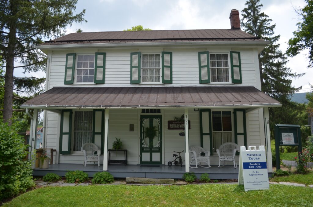 The Myers-Sweet house, built in 1825, is home to the Boalsburg Historical Society. (Centre County Encyclopedia)