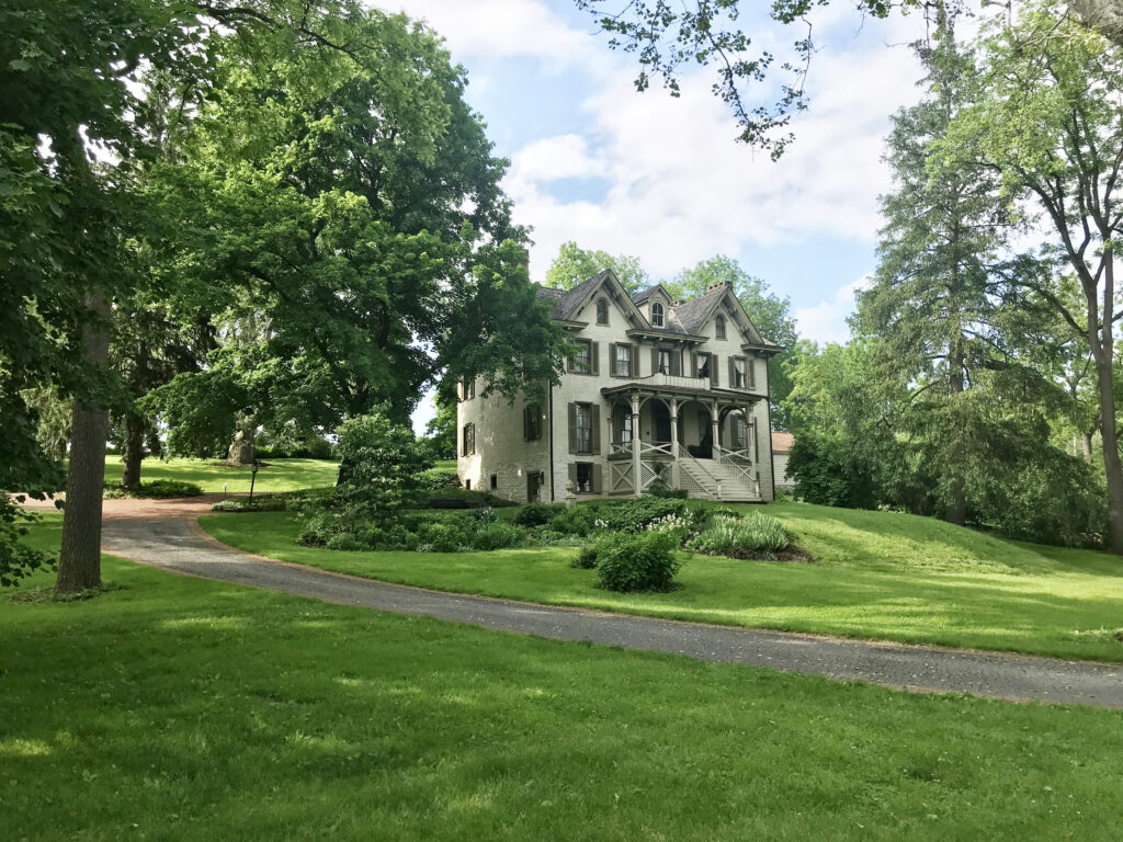 After the Centre County Historical Society acquired the mansion, a major restoration was undertaken. (Centre County
