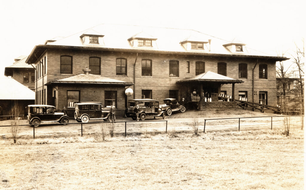 The Patterson Building was one three agriculture building designed in the English Renaissance Revival style. (Penn