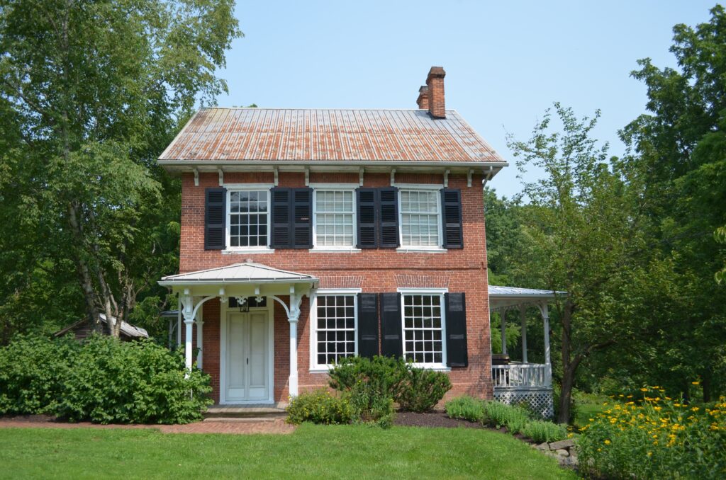 The Potter-Allison House is part of an agricultural complex that includes, a bran, springhouse, and other farm