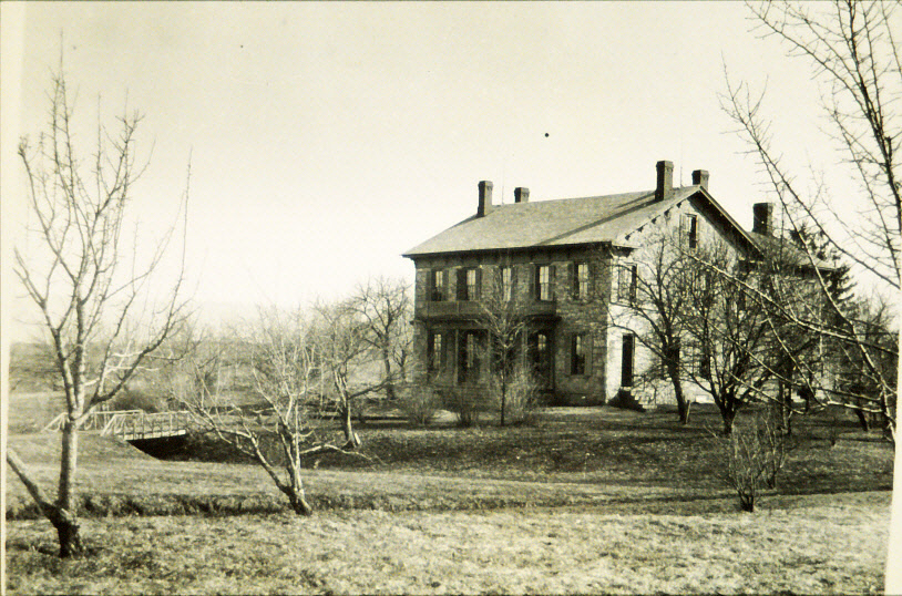 University House was originally built for President Evan Pugh. (Penn State Archives)