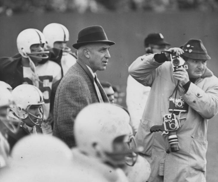 Coach "Rip" Engle led the football team from 1950-1965. (Penn State Archives)