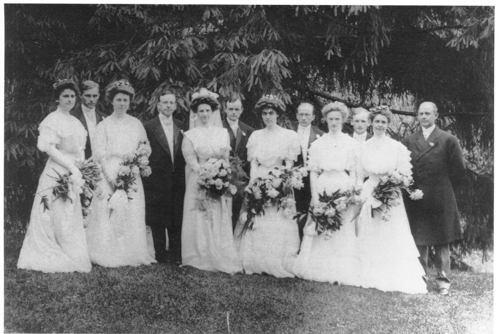 Mabel Thompson and John Woodcock Wedding Photo