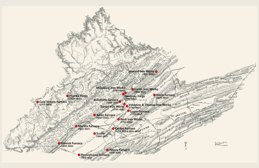 thum Centre County Map